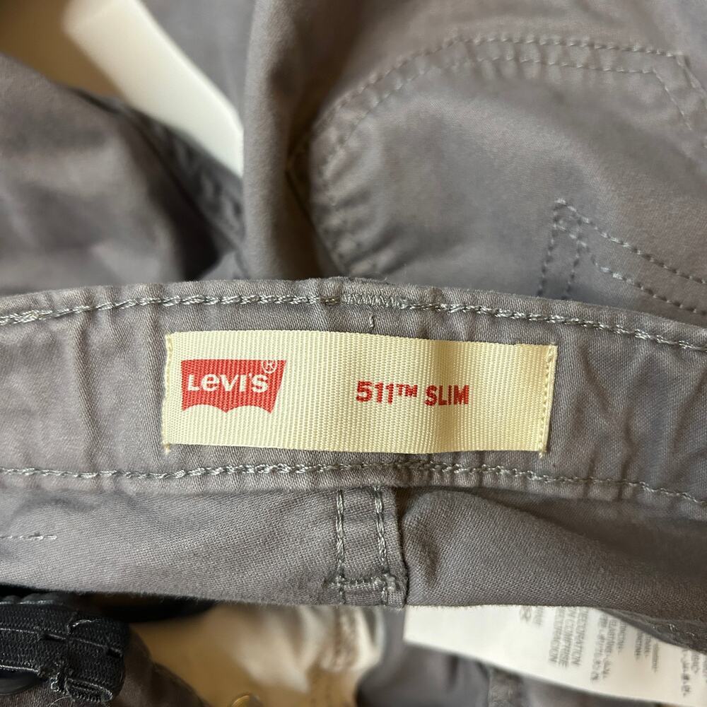 Levi's Boys 511 Slim Khaki Pants 10Y - Picture 5 of 6
